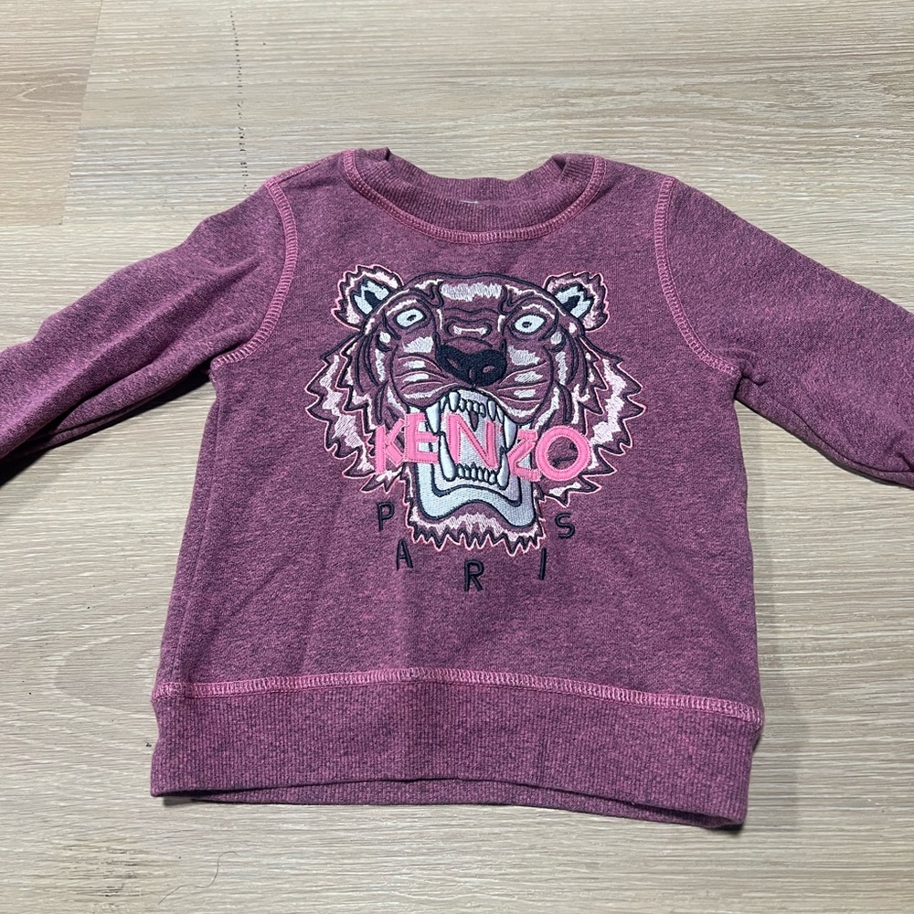 Kenzo Kids Purple Tiger Sweatshirt